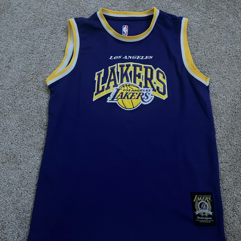 NBA Purple and Yellow Jersey